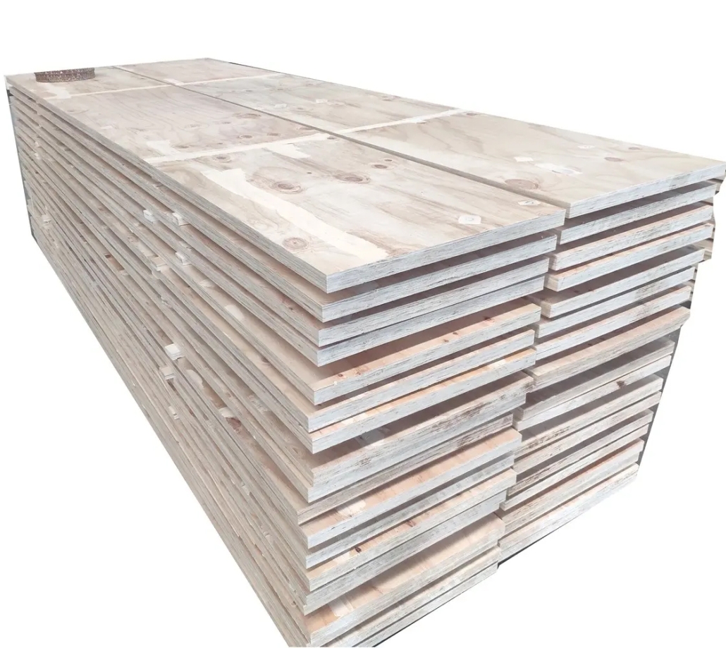 木材供給 27*500*3000mm 家具グレード ラジアータ Wbp 接着剤 パイン LVB LVL 合板