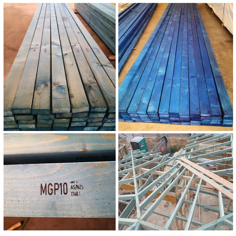 Australia and New Zealand standard MGP10 treated pine wood timber for house framing