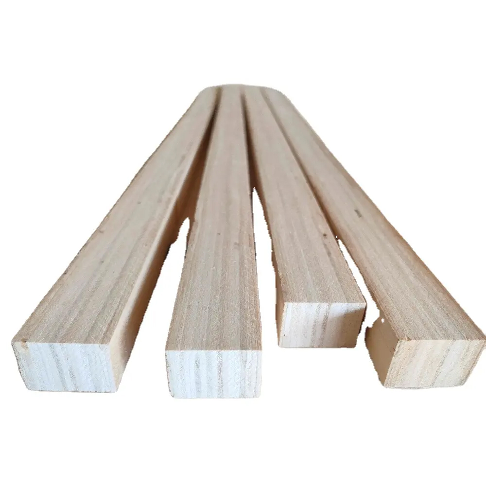 Solid Wood LVL Timber Beams Building Glulam Beam Timber For Roofing