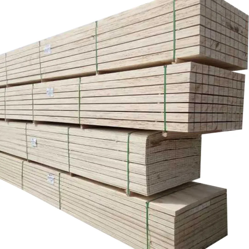 Building Construction Pine Poplar Hardwood Plywood Timber Beam Lvl Laminated Wood Planks
